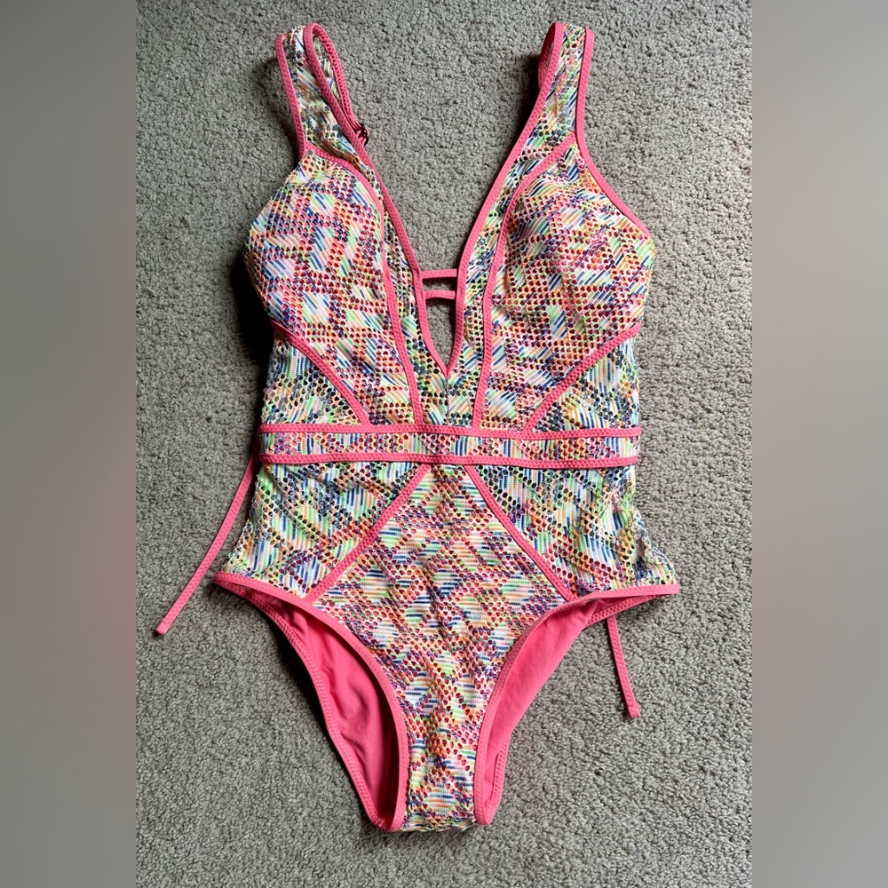 BECCA Multicolor One-Piece Swimsuit